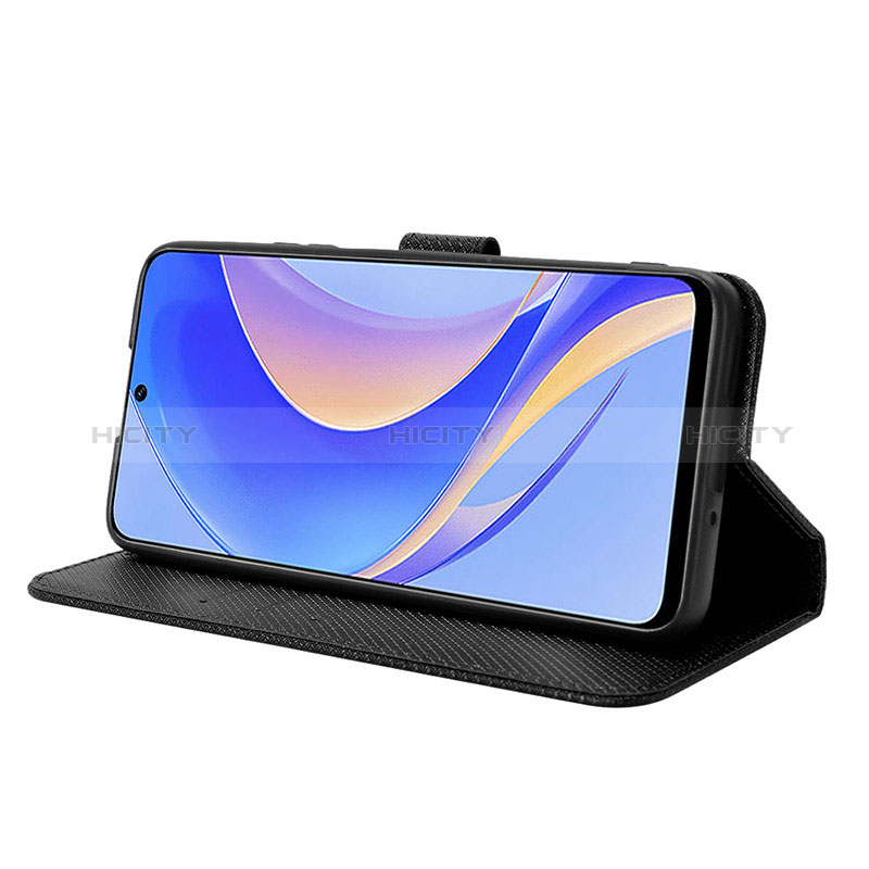 Custodia Portafoglio In Pelle Cover con Supporto BY1 per Huawei Nova Y90