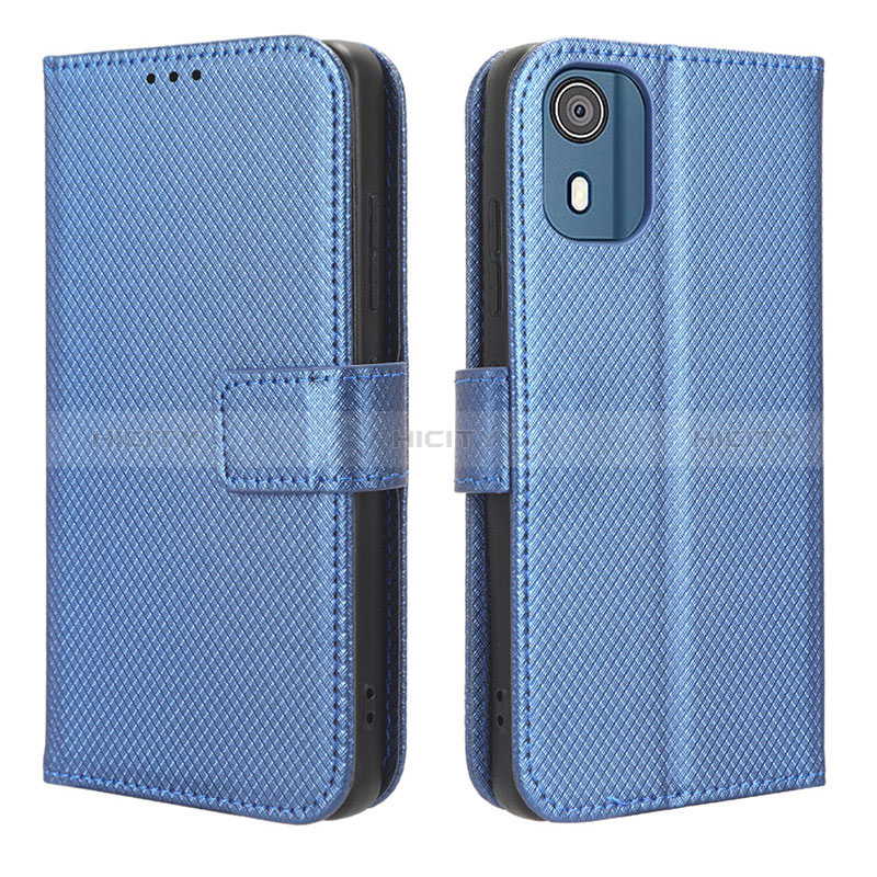 Custodia Portafoglio In Pelle Cover con Supporto BY1 per Nokia C02