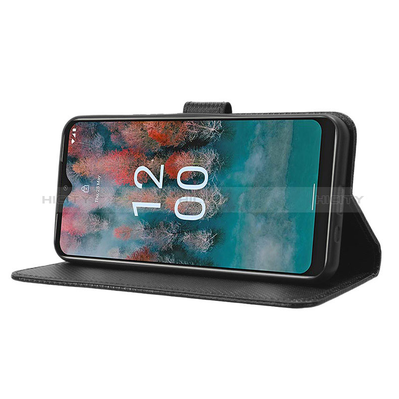 Custodia Portafoglio In Pelle Cover con Supporto BY1 per Nokia C12 Pro