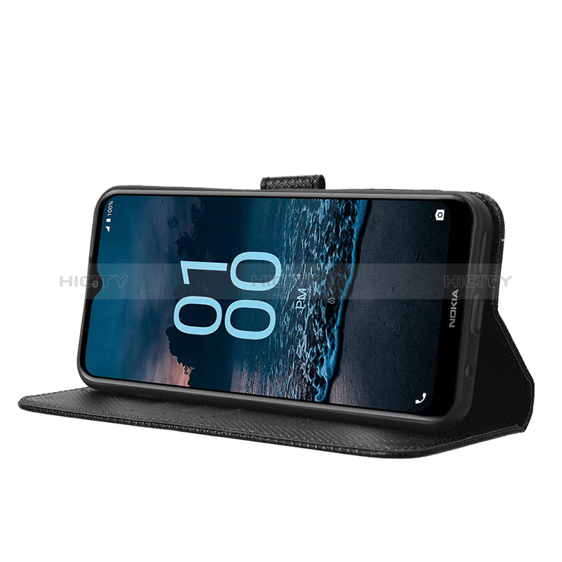 Custodia Portafoglio In Pelle Cover con Supporto BY1 per Nokia G100