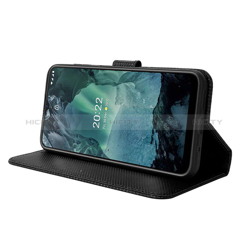 Custodia Portafoglio In Pelle Cover con Supporto BY1 per Nokia G11