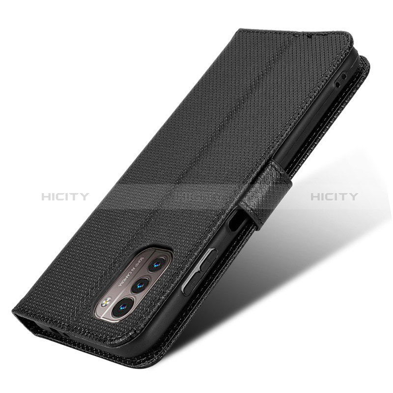 Custodia Portafoglio In Pelle Cover con Supporto BY1 per Nokia G11