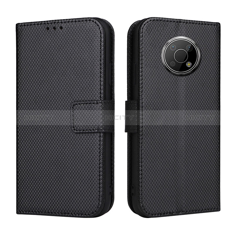 Custodia Portafoglio In Pelle Cover con Supporto BY1 per Nokia G300 5G Nero