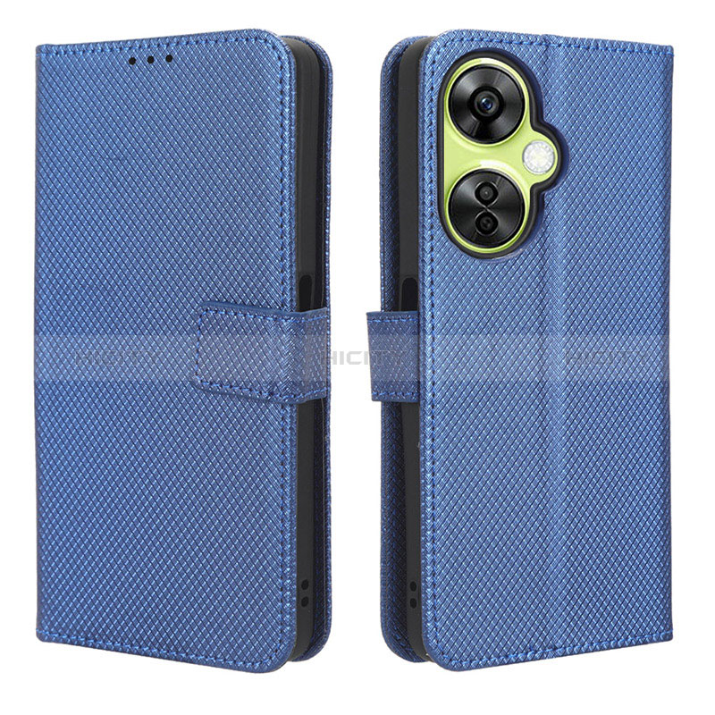 Custodia Portafoglio In Pelle Cover con Supporto BY1 per OnePlus Nord N30 5G Blu