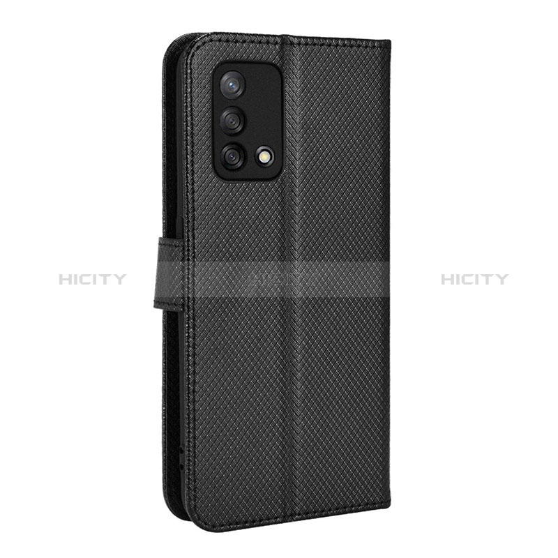 Custodia Portafoglio In Pelle Cover con Supporto BY1 per Oppo A95 4G Nero