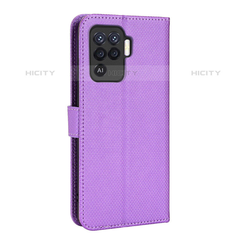 Custodia Portafoglio In Pelle Cover con Supporto BY1 per Oppo F19 Pro