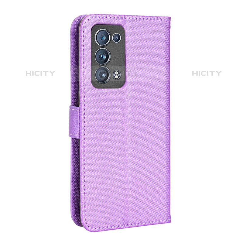 Custodia Portafoglio In Pelle Cover con Supporto BY1 per Oppo Reno6 Pro 5G