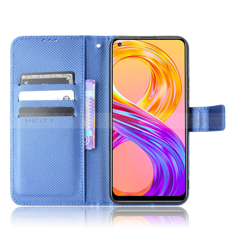 Custodia Portafoglio In Pelle Cover con Supporto BY1 per Realme 8 4G