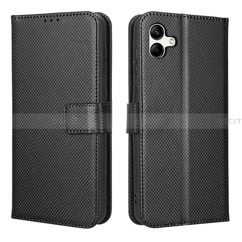 Custodia Portafoglio In Pelle Cover con Supporto BY1 per Samsung Galaxy A05 Nero