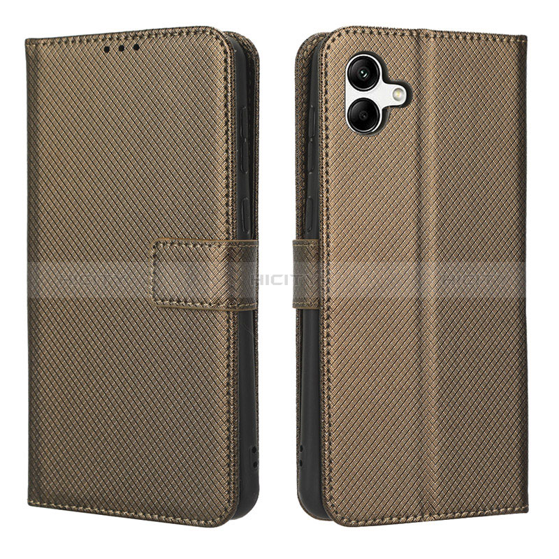 Custodia Portafoglio In Pelle Cover con Supporto BY1 per Samsung Galaxy M04