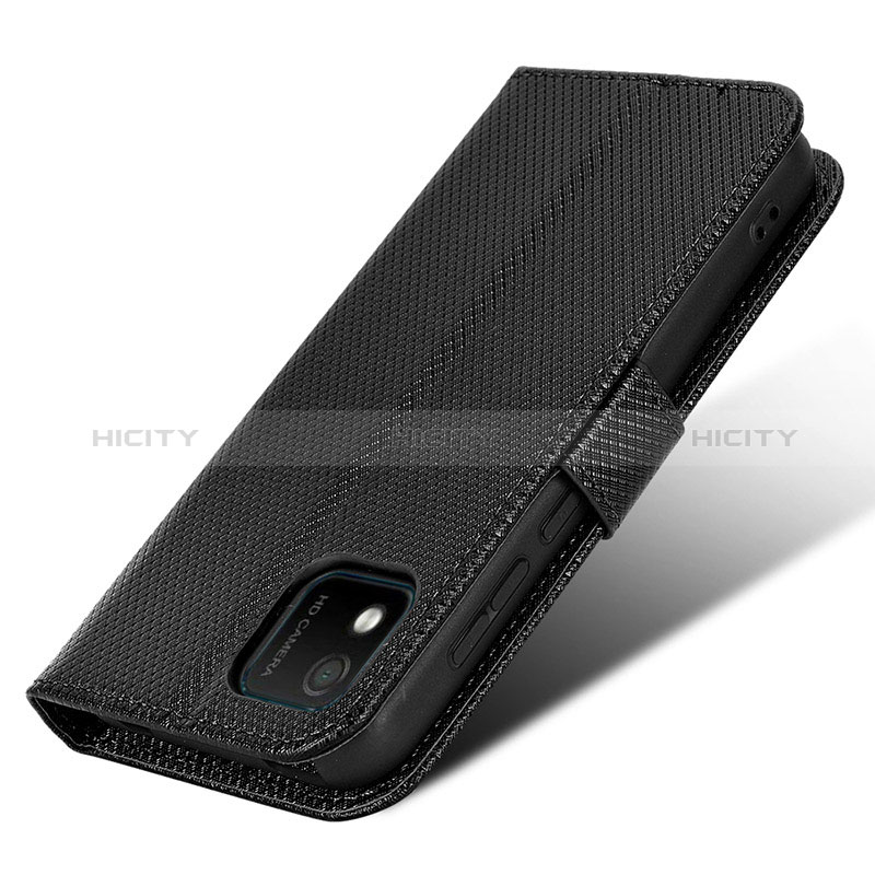 Custodia Portafoglio In Pelle Cover con Supporto BY1 per Wiko Y52 Nero