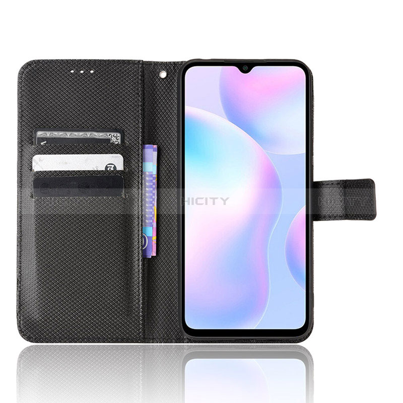 Custodia Portafoglio In Pelle Cover con Supporto BY1 per Xiaomi Redmi 9A