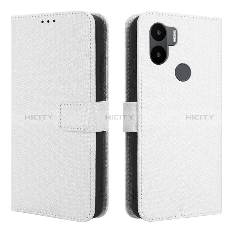 Custodia Portafoglio In Pelle Cover con Supporto BY1 per Xiaomi Redmi A1 Plus Bianco