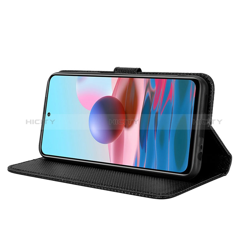 Custodia Portafoglio In Pelle Cover con Supporto BY1 per Xiaomi Redmi Note 10 4G