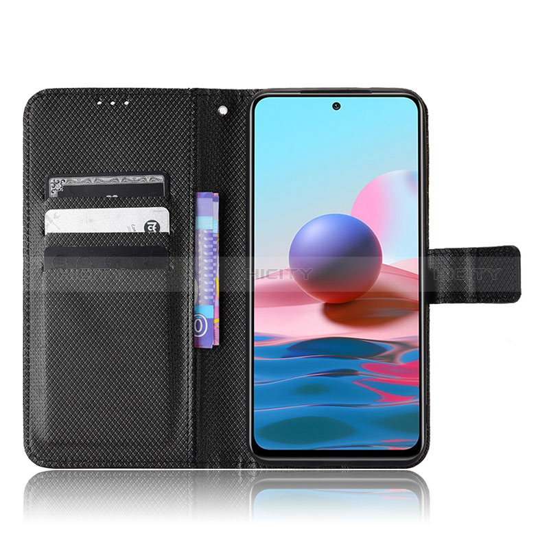 Custodia Portafoglio In Pelle Cover con Supporto BY1 per Xiaomi Redmi Note 10 4G