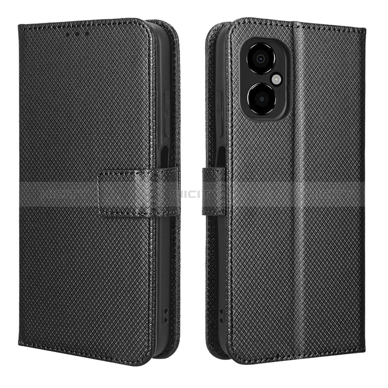 Custodia Portafoglio In Pelle Cover con Supporto BY1 per Xiaomi Redmi Note 12R Pro 5G Nero