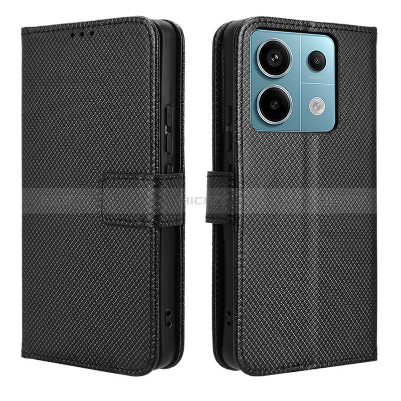 Custodia Portafoglio In Pelle Cover con Supporto BY1 per Xiaomi Redmi Note 13 Pro 5G Nero