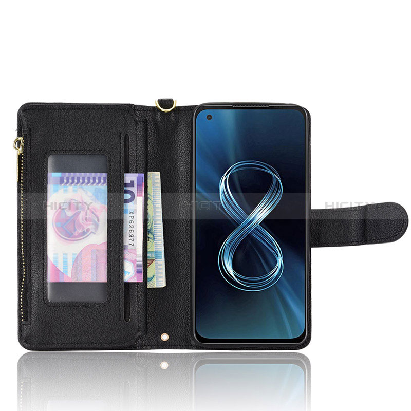 Custodia Portafoglio In Pelle Cover con Supporto BY2 per Asus ZenFone 8 Mini