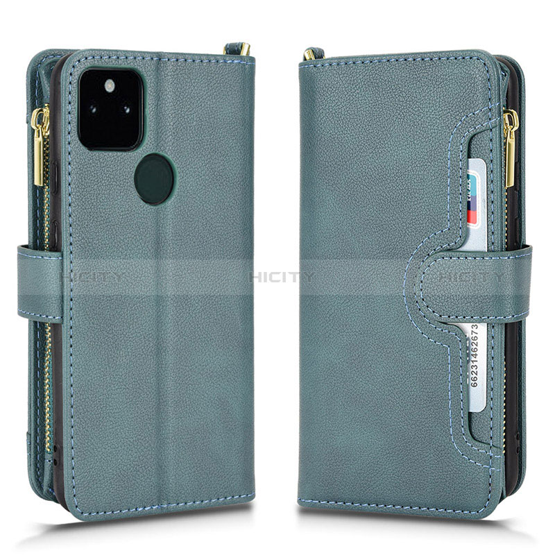 Custodia Portafoglio In Pelle Cover con Supporto BY2 per Google Pixel 5a 5G