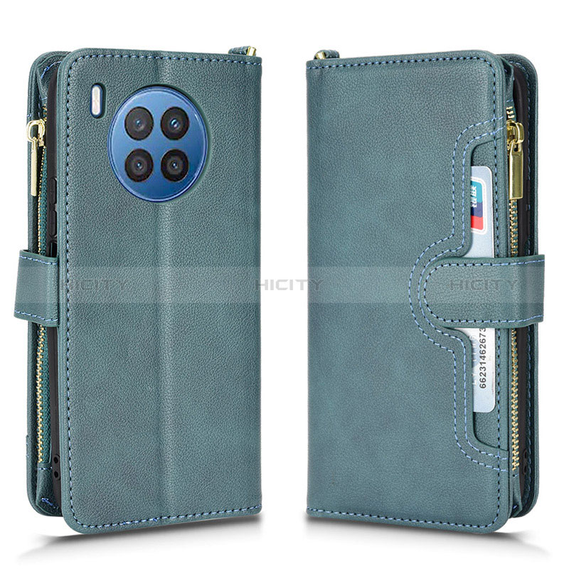 Custodia Portafoglio In Pelle Cover con Supporto BY2 per Huawei Honor 50 Lite