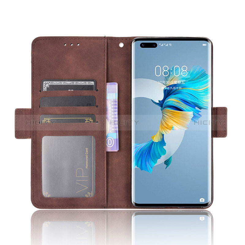 Custodia Portafoglio In Pelle Cover con Supporto BY2 per Huawei Mate 40 Pro