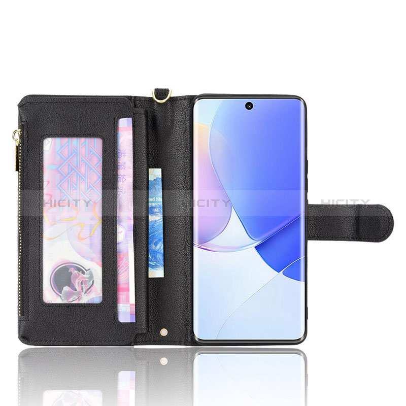 Custodia Portafoglio In Pelle Cover con Supporto BY2 per Huawei Nova 9