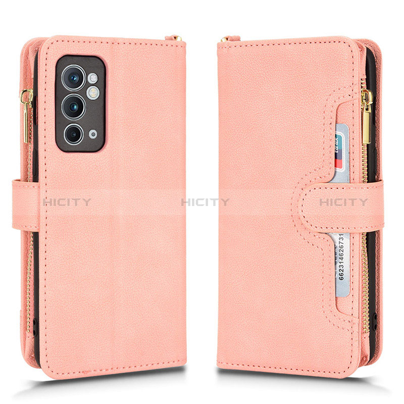 Custodia Portafoglio In Pelle Cover con Supporto BY2 per OnePlus 9R 5G