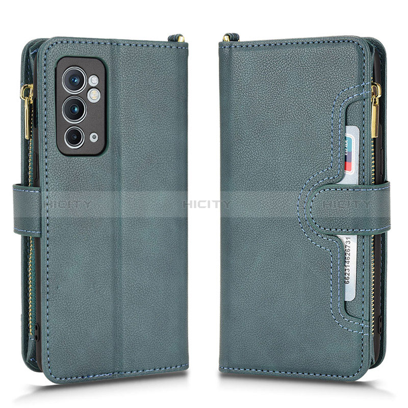 Custodia Portafoglio In Pelle Cover con Supporto BY2 per OnePlus 9R 5G