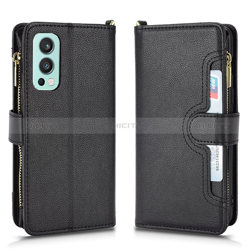 Custodia Portafoglio In Pelle Cover con Supporto BY2 per OnePlus Nord 2 5G