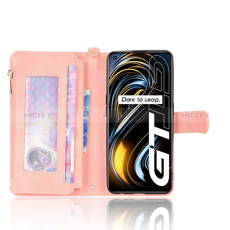 Custodia Portafoglio In Pelle Cover con Supporto BY2 per Realme GT Neo 5G