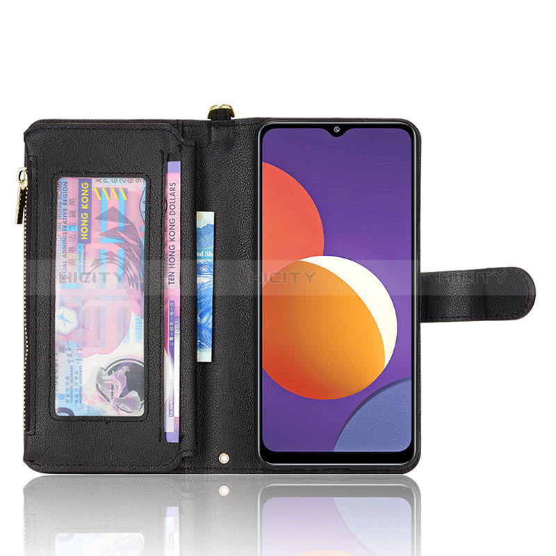 Custodia Portafoglio In Pelle Cover con Supporto BY2 per Samsung Galaxy A12