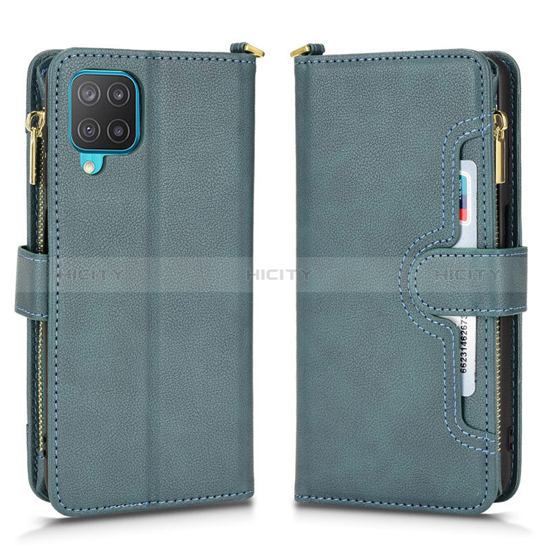 Custodia Portafoglio In Pelle Cover con Supporto BY2 per Samsung Galaxy A12