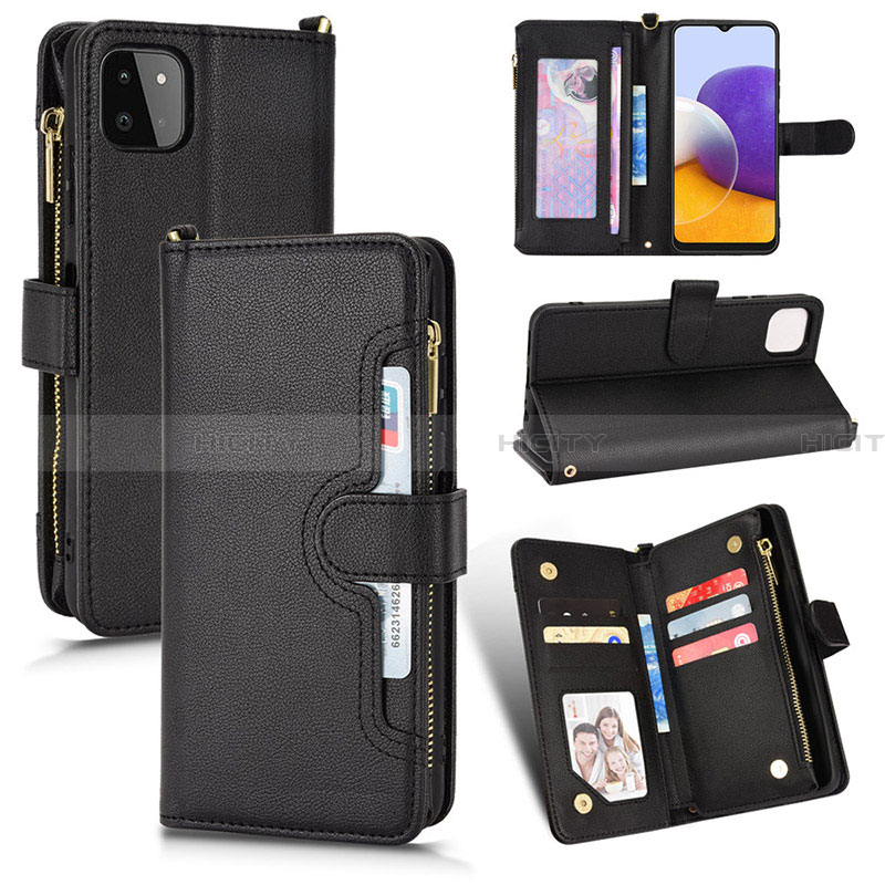 Custodia Portafoglio In Pelle Cover con Supporto BY2 per Samsung Galaxy A22 5G