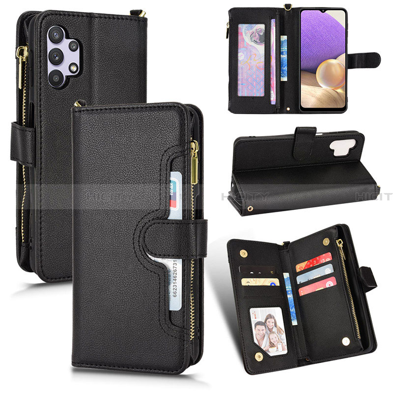 Custodia Portafoglio In Pelle Cover con Supporto BY2 per Samsung Galaxy A32 4G