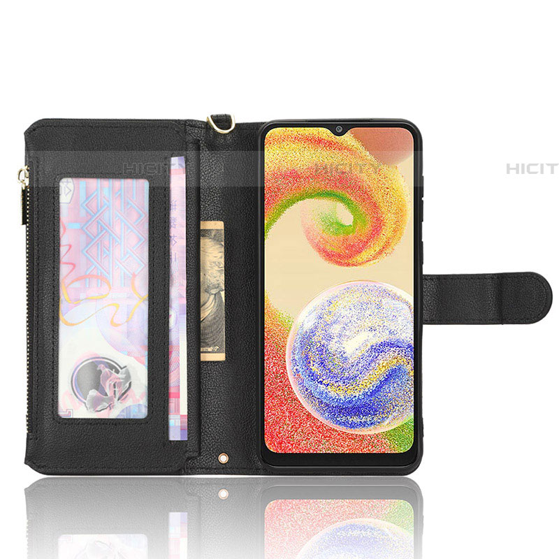 Custodia Portafoglio In Pelle Cover con Supporto BY2 per Samsung Galaxy F04