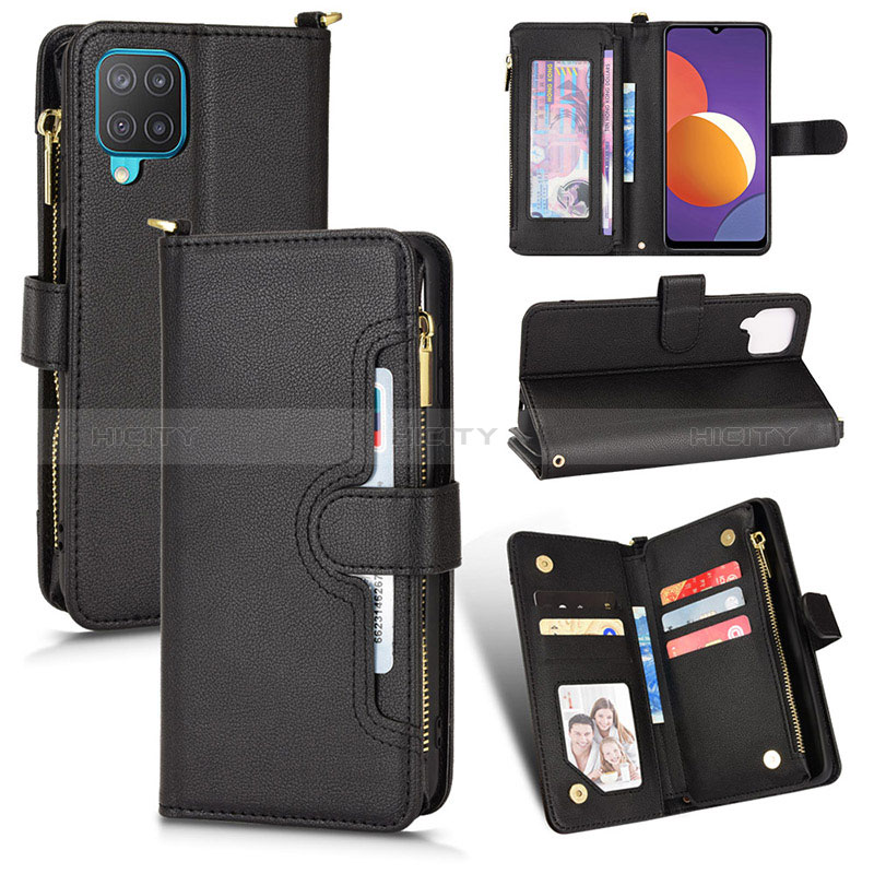 Custodia Portafoglio In Pelle Cover con Supporto BY2 per Samsung Galaxy F12