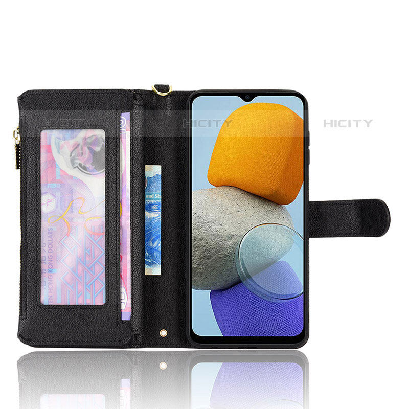 Custodia Portafoglio In Pelle Cover con Supporto BY2 per Samsung Galaxy M23 5G