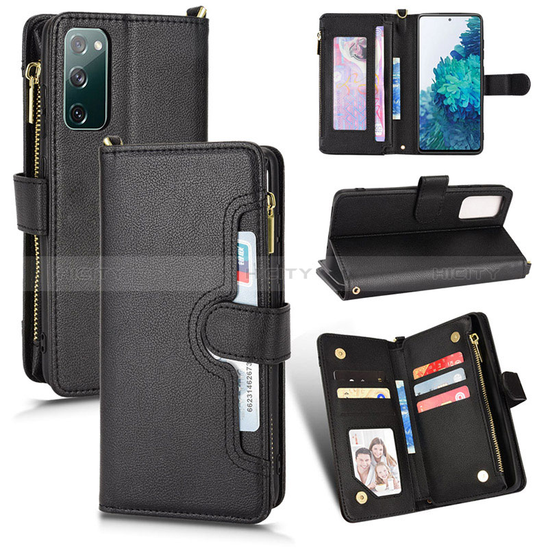 Custodia Portafoglio In Pelle Cover con Supporto BY2 per Samsung Galaxy S20 FE 4G