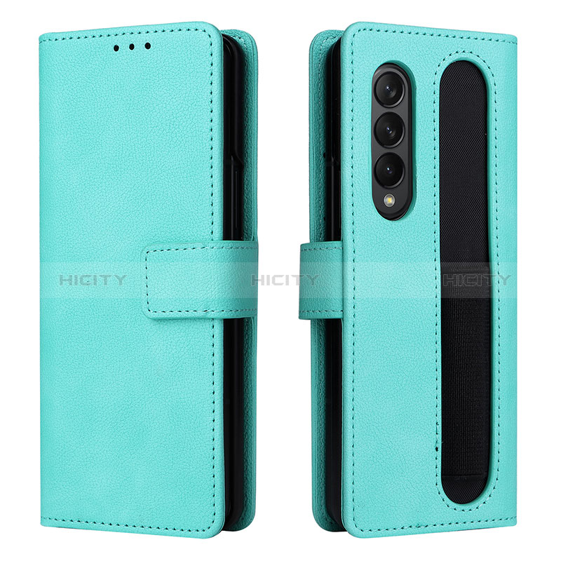 Custodia Portafoglio In Pelle Cover con Supporto BY2 per Samsung Galaxy Z Fold3 5G