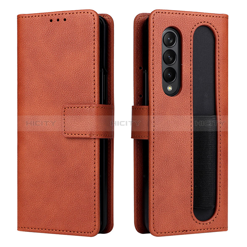 Custodia Portafoglio In Pelle Cover con Supporto BY2 per Samsung Galaxy Z Fold3 5G