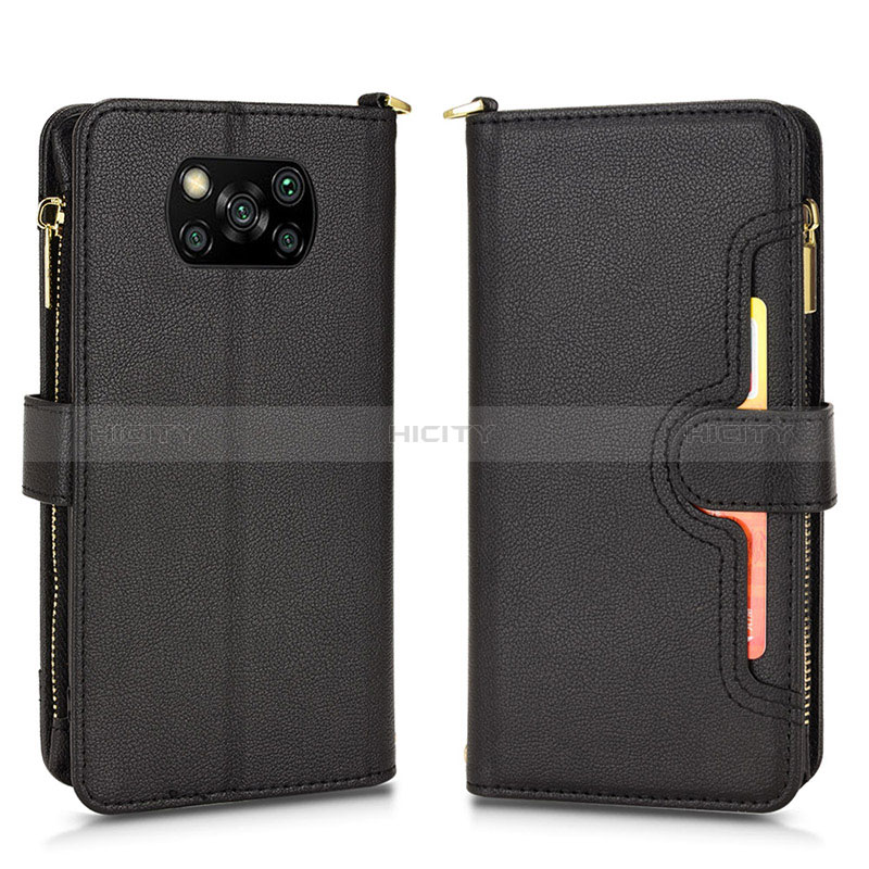 Custodia Portafoglio In Pelle Cover con Supporto BY2 per Xiaomi Poco X3 NFC