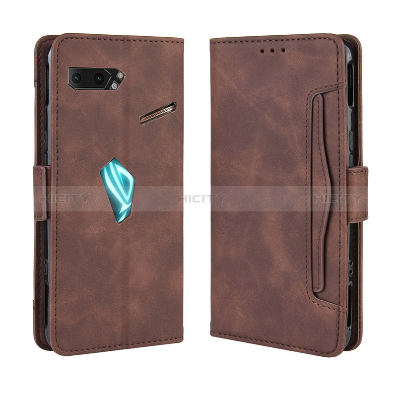 Custodia Portafoglio In Pelle Cover con Supporto BY3 per Asus ROG Phone II ZS660KL