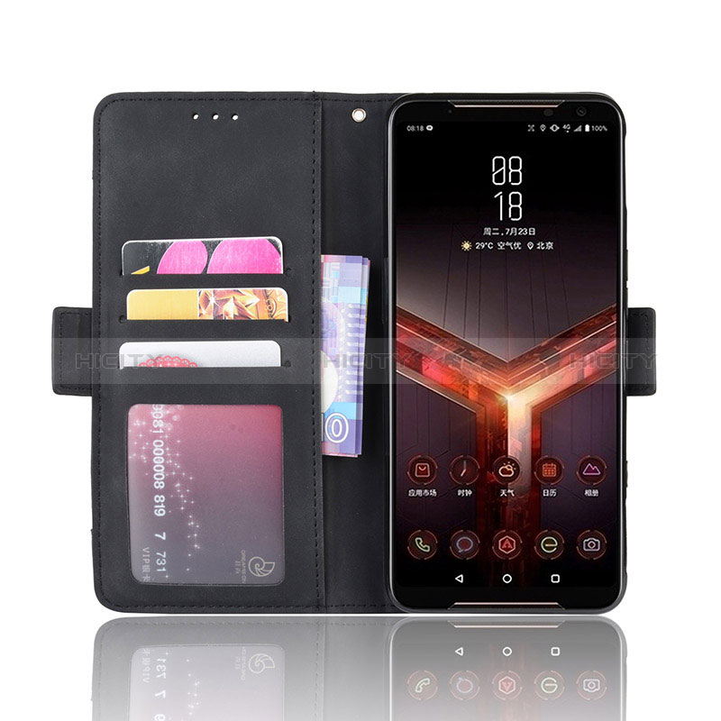 Custodia Portafoglio In Pelle Cover con Supporto BY3 per Asus ROG Phone II ZS660KL