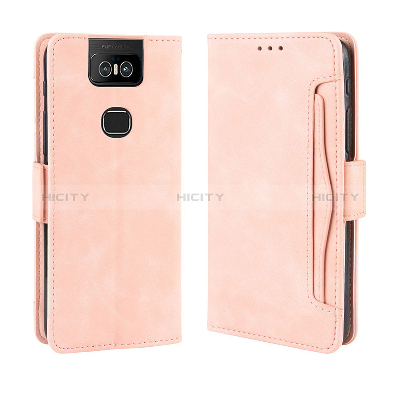 Custodia Portafoglio In Pelle Cover con Supporto BY3 per Asus Zenfone 6 ZS630KL