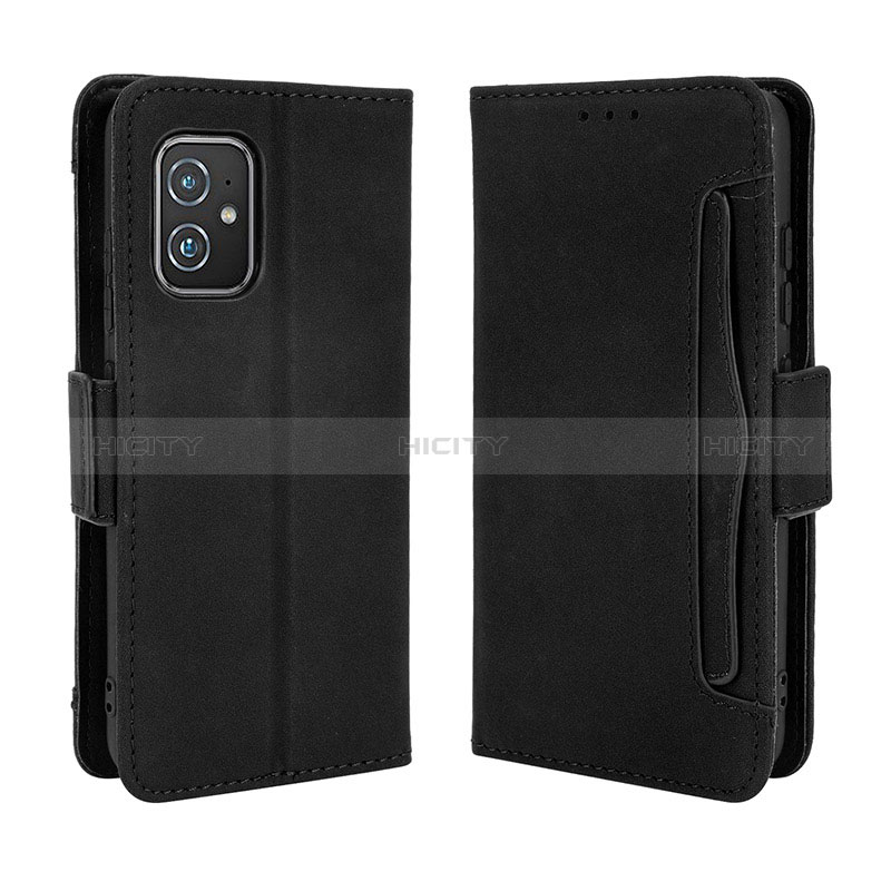 Custodia Portafoglio In Pelle Cover con Supporto BY3 per Asus ZenFone 8 Mini Nero