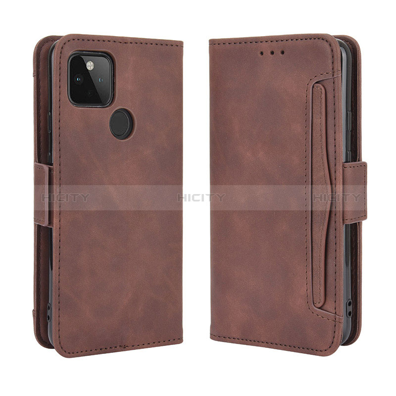 Custodia Portafoglio In Pelle Cover con Supporto BY3 per Google Pixel 4a 5G