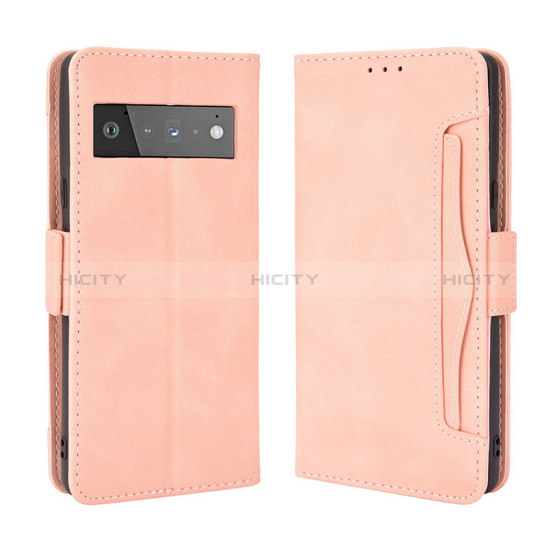 Custodia Portafoglio In Pelle Cover con Supporto BY3 per Google Pixel 6 Pro 5G