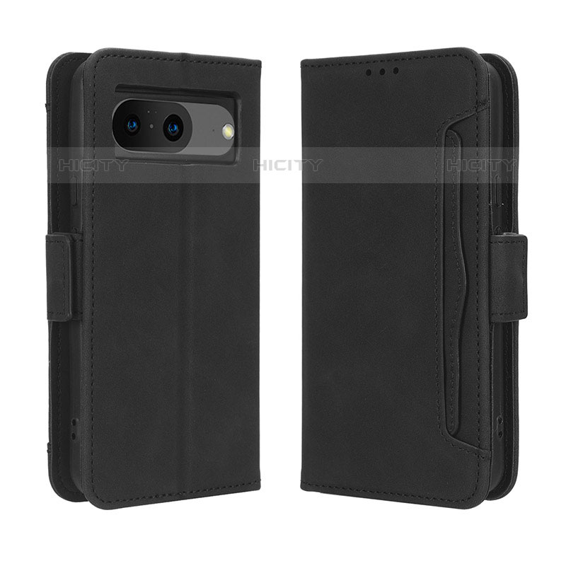 Custodia Portafoglio In Pelle Cover con Supporto BY3 per Google Pixel 8 5G Nero