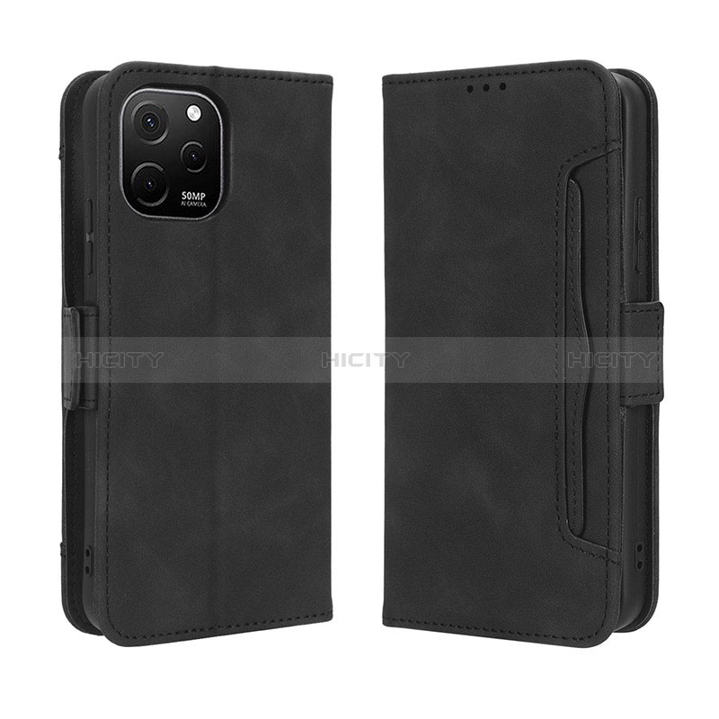 Custodia Portafoglio In Pelle Cover con Supporto BY3 per Huawei Enjoy 50z