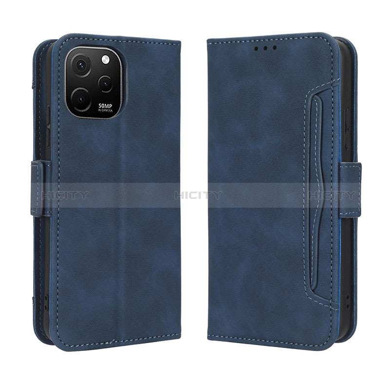 Custodia Portafoglio In Pelle Cover con Supporto BY3 per Huawei Enjoy 50z